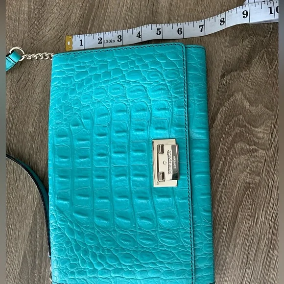 EUC Kate Spade Tiffany Blue Purse - Picture 9 of 13